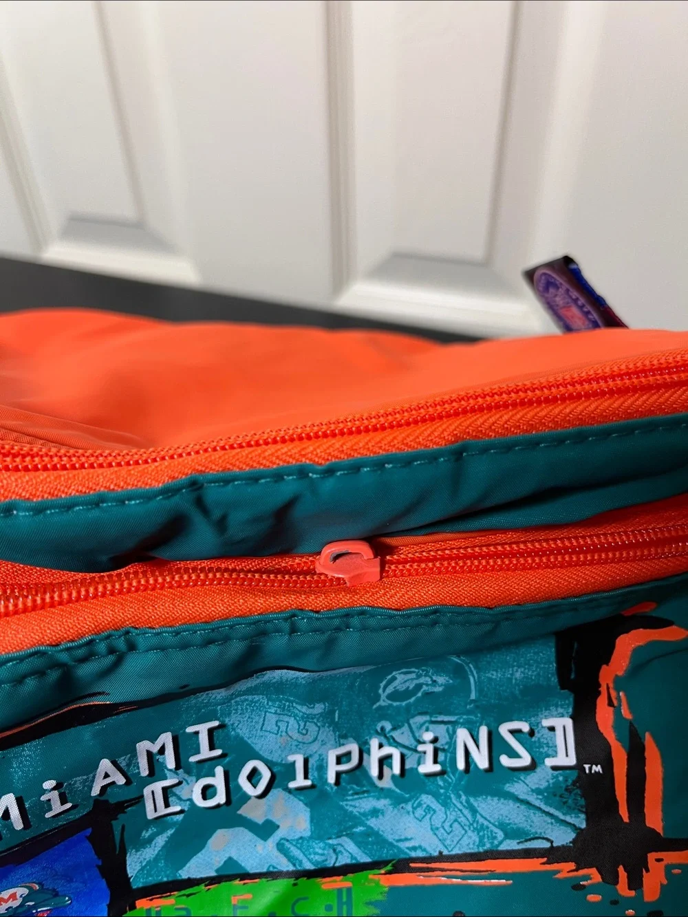 NFL Miami Dolphins Teal and Orange Lunch Box